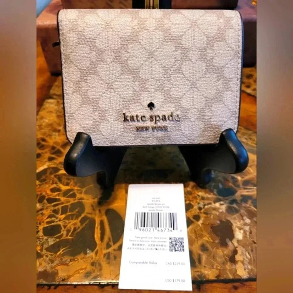 Kate Spade Handbags - Kate Spade Beige Wallet NWT